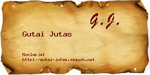 Gutai Jutas névjegykártya